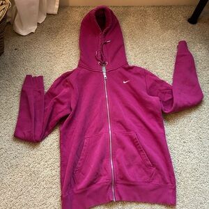 Pink Nike zip-up hoodie!